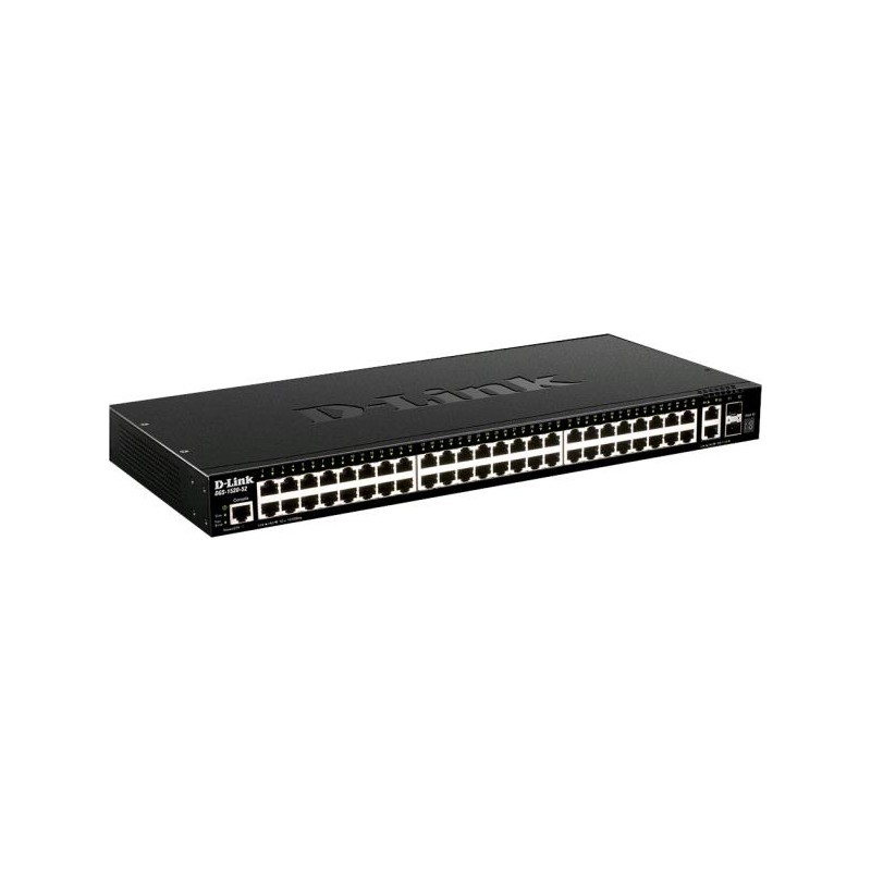 D-Link DGS-1520-52 48 ports GE + 2 10GE ports + 2 SFP+ Smart Managed Switch