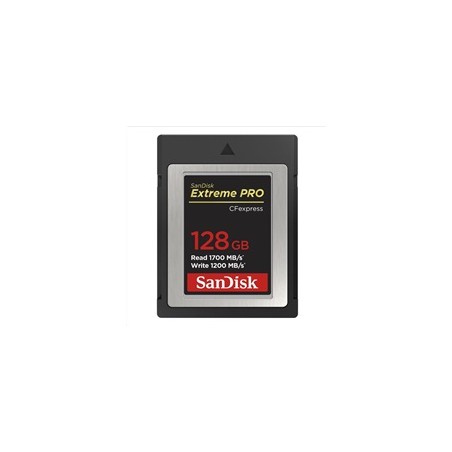 SanDisk Extreme Pro CFexpress Card 128GB, Type B, 1700MB/s Read, 1200MB/s Write