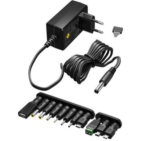 Goobay Univerzální napájecí adaptér 230V/3-12V stejnosměrný 1000mA