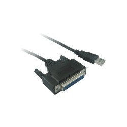 PREMIUMCORD Kabel USB printer kabel, USB na paralelní port