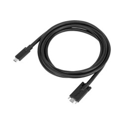 Targus - USB kabel - USB-C (M) do USB-C (M) šroubovací - 1.8 m - černá - pro P/N: DOCK191USZ, DOCK430EUZ, DOCK430USZ