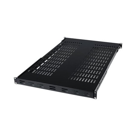 StarTech.com 1U Adjustable Vented Server Rack Mount Shelf - 175lbs - 19.5 to 38in Deep Universal Tray for 19" AV/ Network