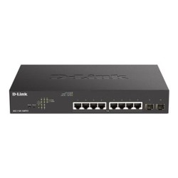 D-Link DGS-1100-10MPV2, 8x 1000Base-T 802.3af/802.3at PoE, 2x SFP, 130W PoE budget