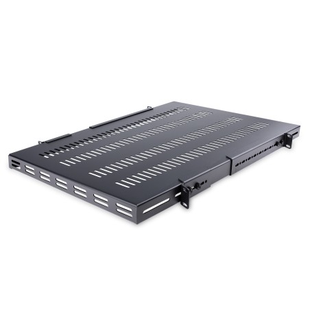 StarTech.com Server Rack Shelf - 1U - Adjustable Mount Depth - Heavy Duty - Police skříně - černá - 1U - 19" - pro P/N: