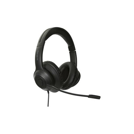 Targus AEH102GL - Náhlavní souprava - náhlavní - upravitelná - kabelové - USB-A - izolace zvuku - černá