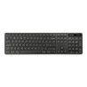 Targus EcoSmart - Klávesnice - full size - antibakteriální - bezdrátový - Bluetooth 5.0, 2.4 GHz - AZERTY - francouzská - černá