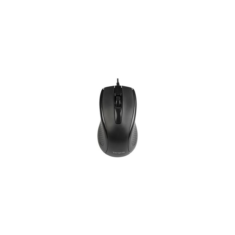 Targus Full-Size - Myš - antibakteriální - optický - kabelové - USB - černá