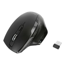 Targus - Myš - ergonomický - antibakteriální - pravák - 7 tlačítka - bezdrátový - 2.4 GHz - bezdrátový přijímač USB - černá