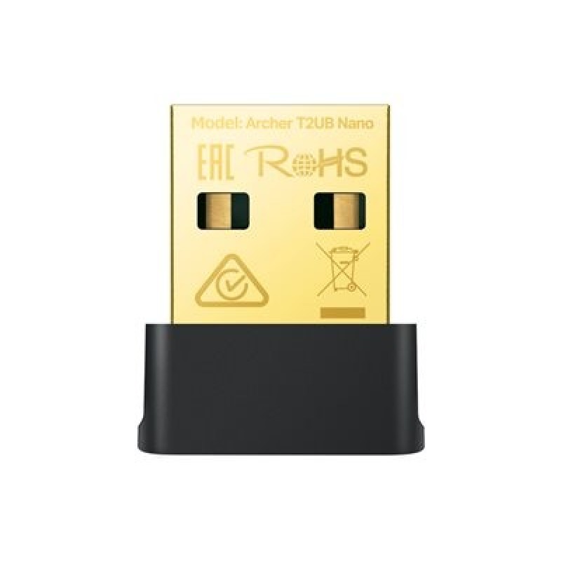 TP-Link Archer T2UB Nano V1 - Síťový adaptér - USB 2.0 - Wi-Fi 5, Bluetooth 4.2