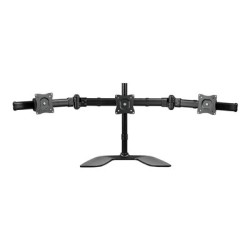 StarTech.com Triple Monitor Stand for VESA Mount Monitors up to 27" - Steel (ARMBARTRIO2) - Stojan (end caps, žerď, base plate