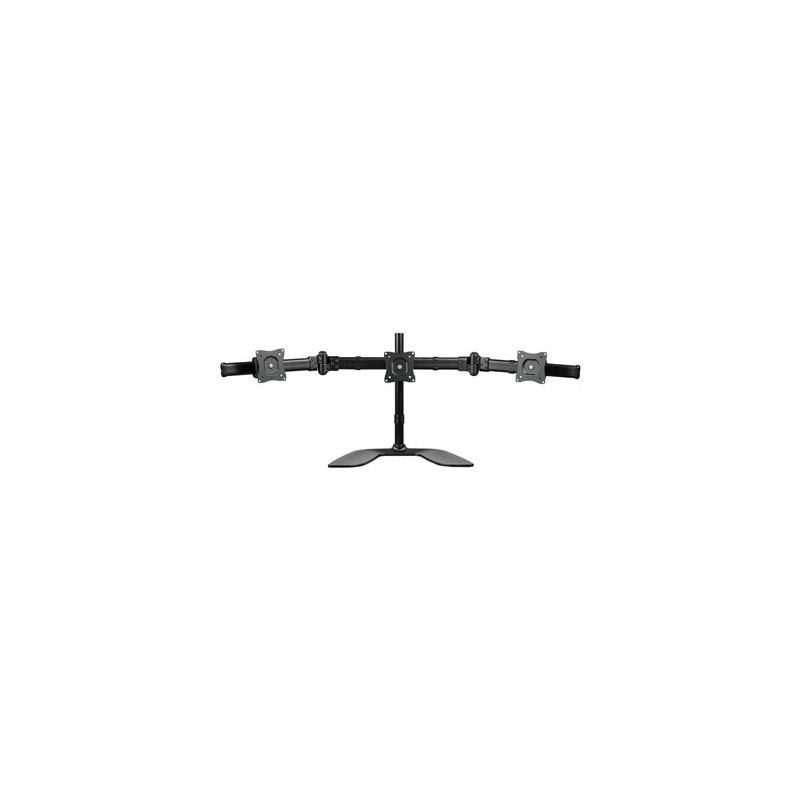 StarTech.com Triple Monitor Stand for VESA Mount Monitors up to 27" - Steel (ARMBARTRIO2) - Stojan (end caps, žerď, base plate