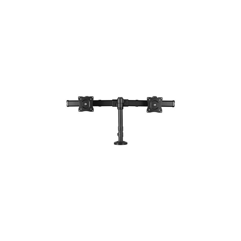 StarTech.com Dual Monitor Mount - Supports Monitors 13" to 27" - Adjustable - Desk Clamp or Grommet-Hole Desk Mount for Dual