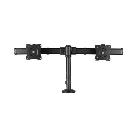 StarTech.com Dual Monitor Mount - Supports Monitors 13" to 27" - Adjustable - Desk Clamp or Grommet-Hole Desk Mount for Dual