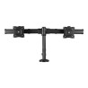 StarTech.com Dual Monitor Mount - Supports Monitors 13" to 27" - Adjustable - Desk Clamp or Grommet-Hole Desk Mount for Dual