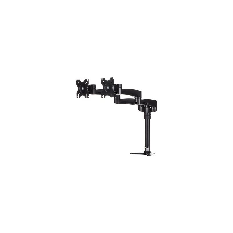 StarTech.com Desk Mount Dual Monitor Arm - Articulating - Supports Monitors 12" to 24" - Adjustable VESA Monitor Arm - Grommet
