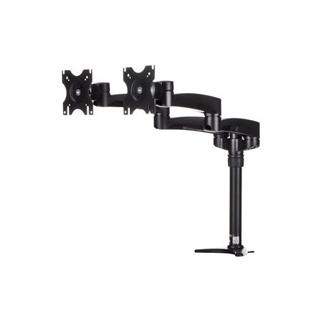 StarTech.com Desk Mount Dual Monitor Arm - Articulating - Supports Monitors 12" to 24" - Adjustable VESA Monitor Arm - Grommet