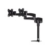 StarTech.com Desk Mount Dual Monitor Arm - Articulating - Supports Monitors 12" to 24" - Adjustable VESA Monitor Arm - Grommet