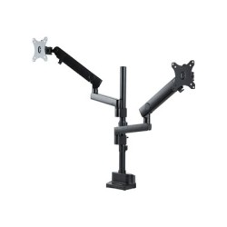 StarTech.com Desk Mount Dual Monitor Arm, Full Motion Monitor Mount for 2x VESA Displays up to 32" (up to 17lb/8kg), Ergonomic