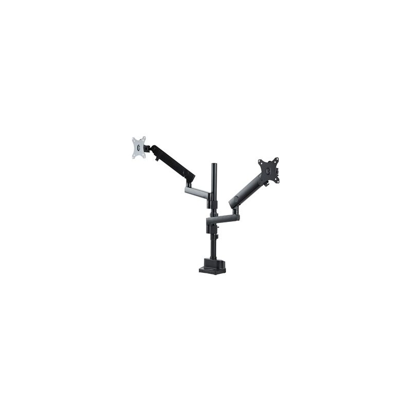 StarTech.com Desk Mount Dual Monitor Arm, Full Motion Monitor Mount for 2x VESA Displays up to 32" (up to 17lb/8kg), Ergonomic