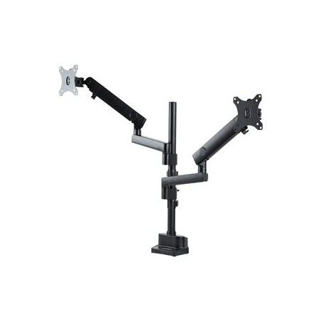 StarTech.com Desk Mount Dual Monitor Arm, Full Motion Monitor Mount for 2x VESA Displays up to 32" (up to 17lb/8kg), Ergonomic