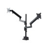 StarTech.com Desk Mount Dual Monitor Arm, Full Motion Monitor Mount for 2x VESA Displays up to 32" (up to 17lb/8kg), Ergonomic