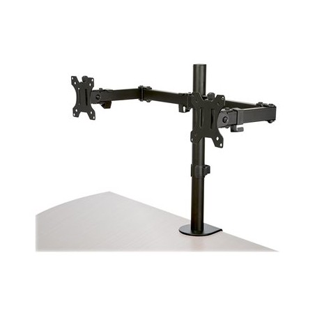 StarTech.com Desk Mount Dual Monitor Arm, Desk Clamp / Grommet VESA Monitor Mount for up to 32 inch Displays, Ergonomic