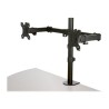 StarTech.com Desk Mount Dual Monitor Arm, Desk Clamp / Grommet VESA Monitor Mount for up to 32 inch Displays, Ergonomic
