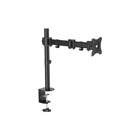 StarTech.com Desk Mount Monitor Arm for up to 34" VESA Compatible Displays, Articulating Pole Mount with Single Monitor Arm