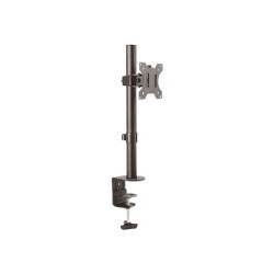 StarTech.com Single Monitor Desk Mount, Single Screen Heavy Duty Pole Mount for up to 8kg VESA Compatible Displays, Ergonomic
