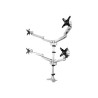 StarTech.com Desk Mount Quad Monitor Arm, Premium Articulating VESA 4 Monitor Mount 2x2 up to 27", Ergonomic Height Adjustable
