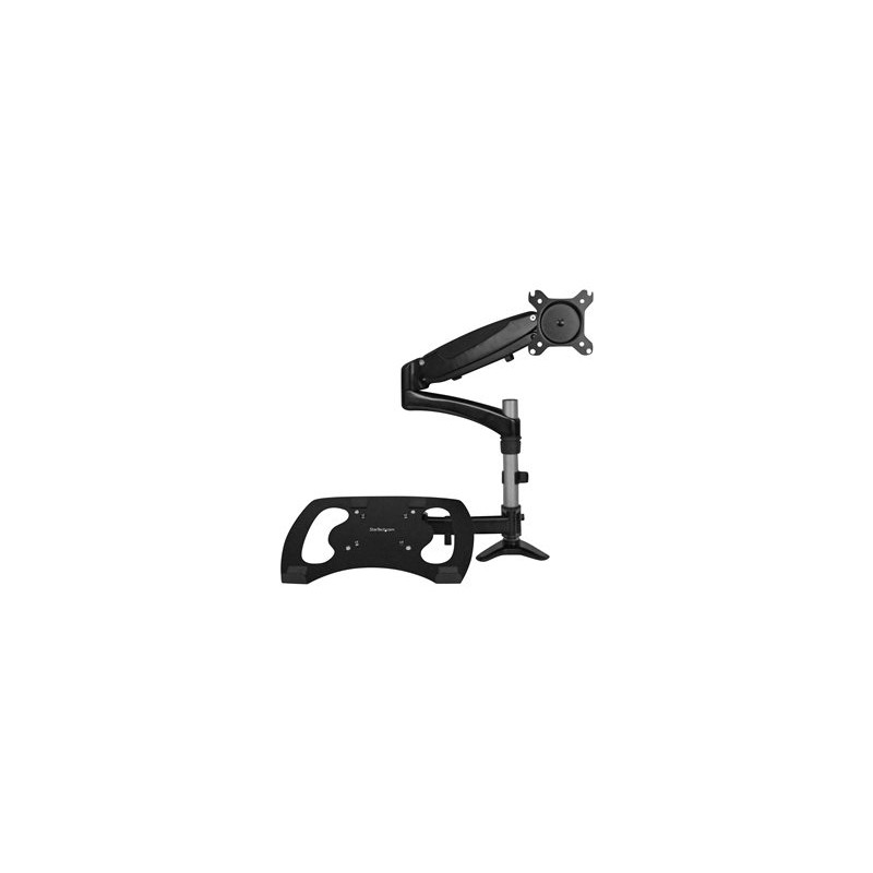 StarTech.com Laptop Monitor Stand - Computer Monitor Stand - Full Motion Articulating - VESA Mount Monitor Desk Mount