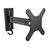 StarTech.com Monitor Wall Mount - Single Swivel - Supports Monitors 13" to 34" - VESA Monitor Wall Mount Bracket - Black
