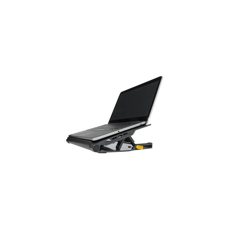Targus Chill Mat - Stojánek na notebook - s 4portový USB 2.0 hub - černá, šedá