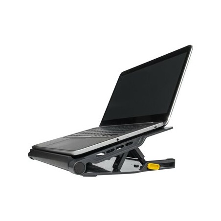 Targus Chill Mat - Stojánek na notebook - s 4portový USB 2.0 hub - černá, šedá
