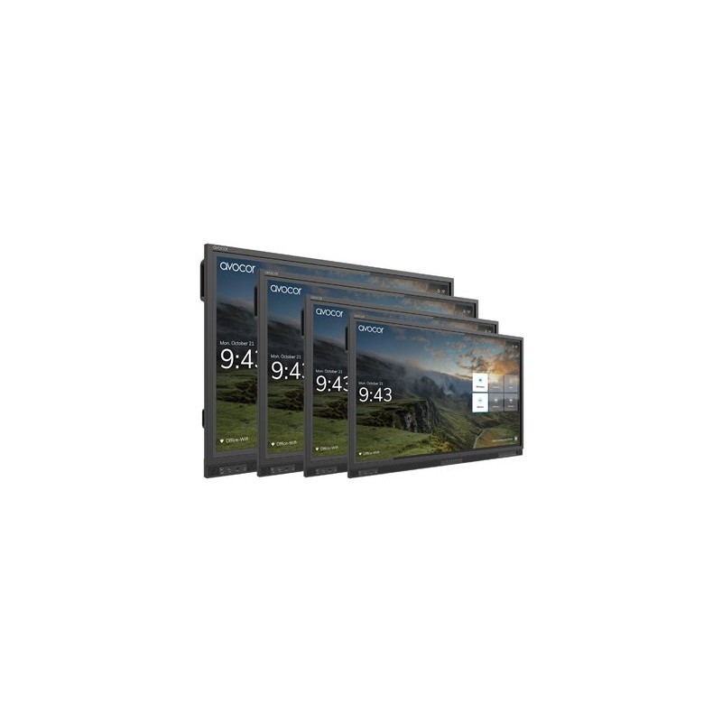 Avocor - 75" Třída úhlopříčky E Series displej LCD s LED podsvícením - interaktivní - s dotyková obrazovka (multi touch) - 4K