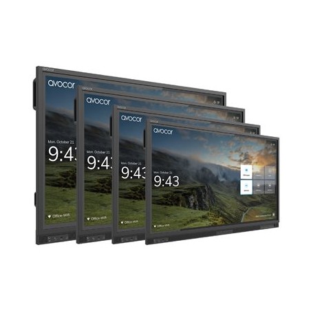 Avocor - 75" Třída úhlopříčky E Series displej LCD s LED podsvícením - interaktivní - s dotyková obrazovka (multi touch) - 4K