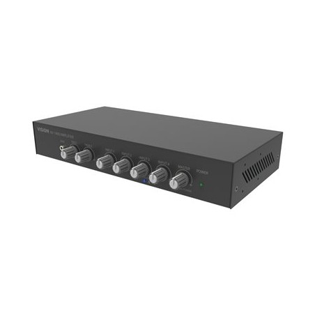 Vision AV-1900 - Zesilovač směšovače - powered - 4 kanály - 100 Watt - rack-mountable