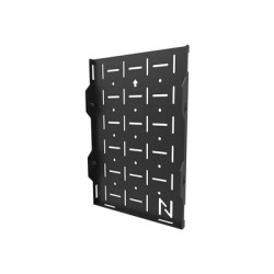 Neomounts - Upevňovací komponent (úložný panel) - pro AV systém - ocel - černá - přimontovatelný ke zdi