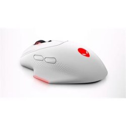 Alienware AW620M - Myš - pravák - optický - 7 tlačítka - kabelové, bezdrátový - USB, 2.4 GHz - lunar light