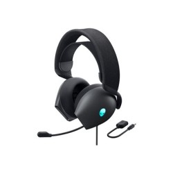 Alienware Gaming Headset AW520H - Náhlavní souprava - plná velikost - kabelové - USB, 3.5 mm jack - Dark Side of the Moon