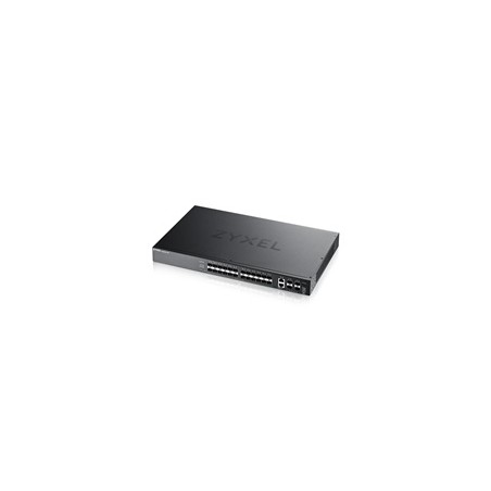 Zyxel XGS2220-30F, L3 Access Switch, 24x1G SFP, 2x10mG RJ45, 4x10G SFP+ Uplink, incl. 1 yr NebulaFlex Pro