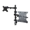 StarTech.com Monitor Arm with VESA Laptop Tray, For a Laptop (4.5kg / 9.9lb) and a Single Display up to 32" (8kg / 17.6lb)