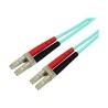 StarTech.com 2m Fiber Optic Cable - 10 Gb Aqua - Multimode Duplex 50/125 - LSZH - LC/LC - OM3 - LC to LC Fiber Patch Cable