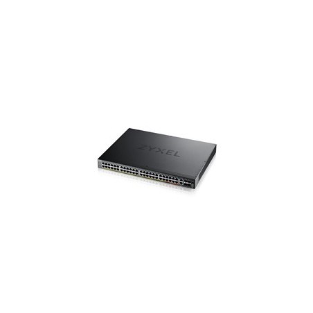 Zyxel XGS2220-54HP, L3 Access Switch, 600W PoE, 40xPoE+/10xPoE++, 48x1G RJ45 2x10mG RJ45, 4x10G SFP+ Uplink, incl. 1 yr
