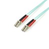 StarTech.com 5m Fiber Optic Cable - 10 Gb Aqua - Multimode Duplex 50/125 - LSZH - LC/LC - OM3 - LC to LC Fiber Patch Cable