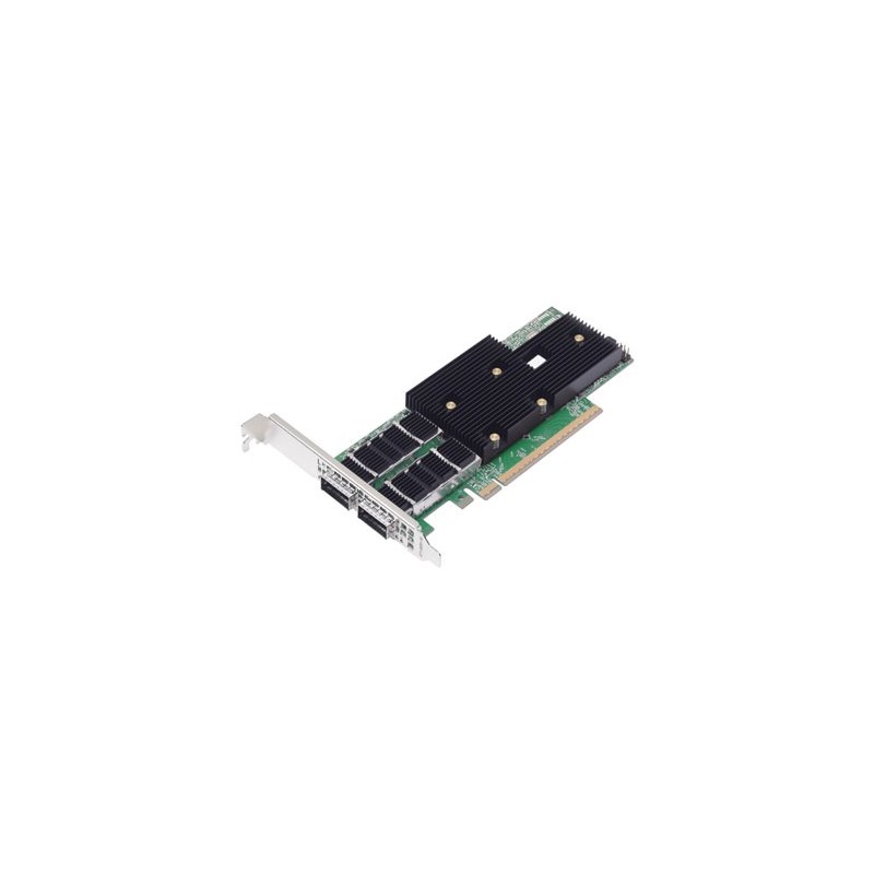 Broadcom P2200G - Síťový adaptér - PCIe 5.0 x16 nízký profil - 400 Gigabit QSFP112 x 2