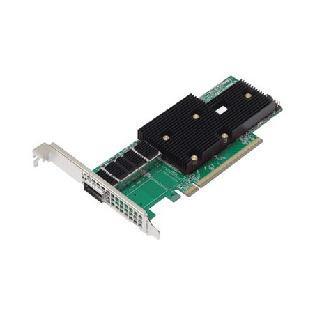 Broadcom P1400GD - Síťový adaptér - PCIe 5.0 x16 nízký profil - 400 Gigabit QSFP112 x 1