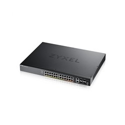 Zyxel XGS2220-30HP, L3 Access Switch, 400W PoE, 16xPoE+/10xPoE++, 24x1G RJ45 2x10mG RJ45, 4x10G SFP+ Uplink, incl. 1 yr