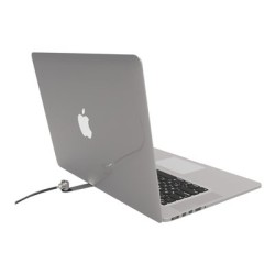 Compulocks Blade Universal Lock Slot Adapter with Keyed Cable Lock - Sada pro bezpečnost systému - stříbrná