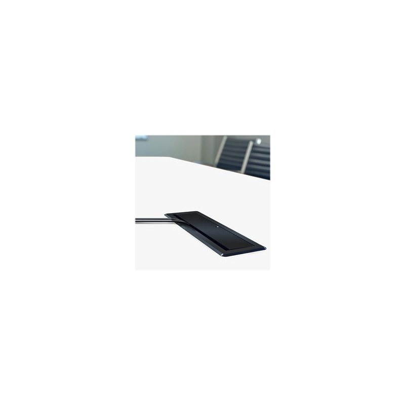 StarTech.com Dual-Module Conference Table Connectivity Box-Customizable - Montážní deska - cerná